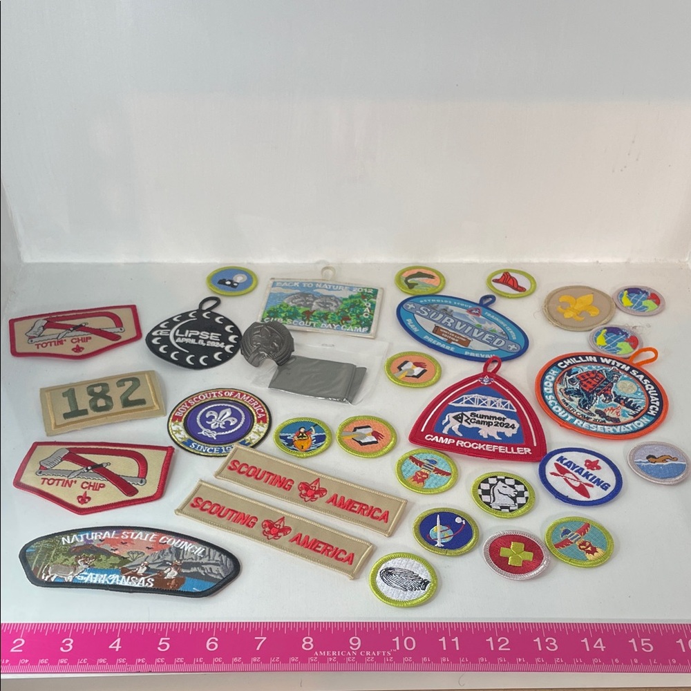 Boy Scout Scouting Lot of Patches (32)